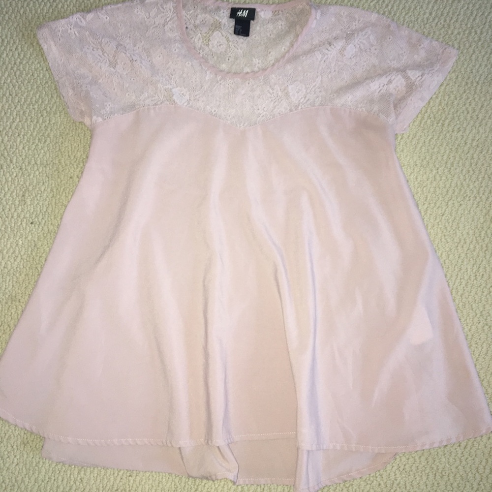 Baby pink blouse